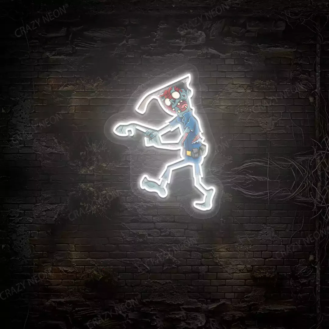 Zombie Walker Neon Artwork Sign